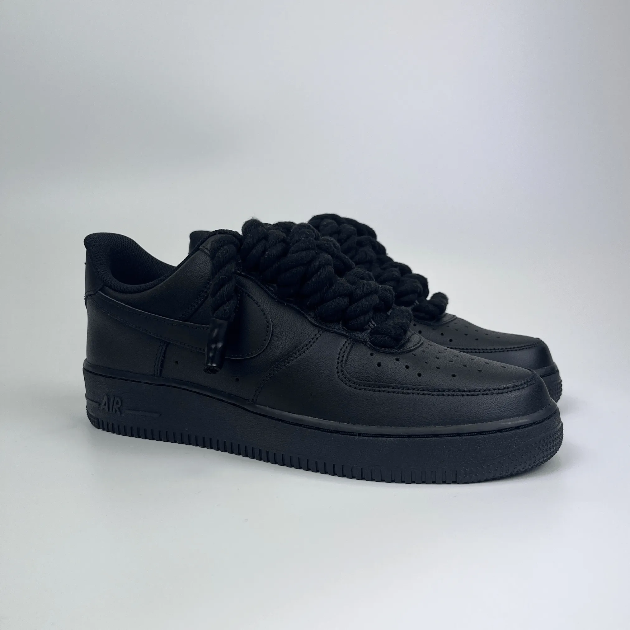 Rope Air Force 1 - Blackout racing running footwear