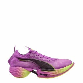 Layered Impact Protection PUMA Women's Fast-R NITRO Elite 2 Running Shoes in Pure Magenta/Yellow Alert SS25