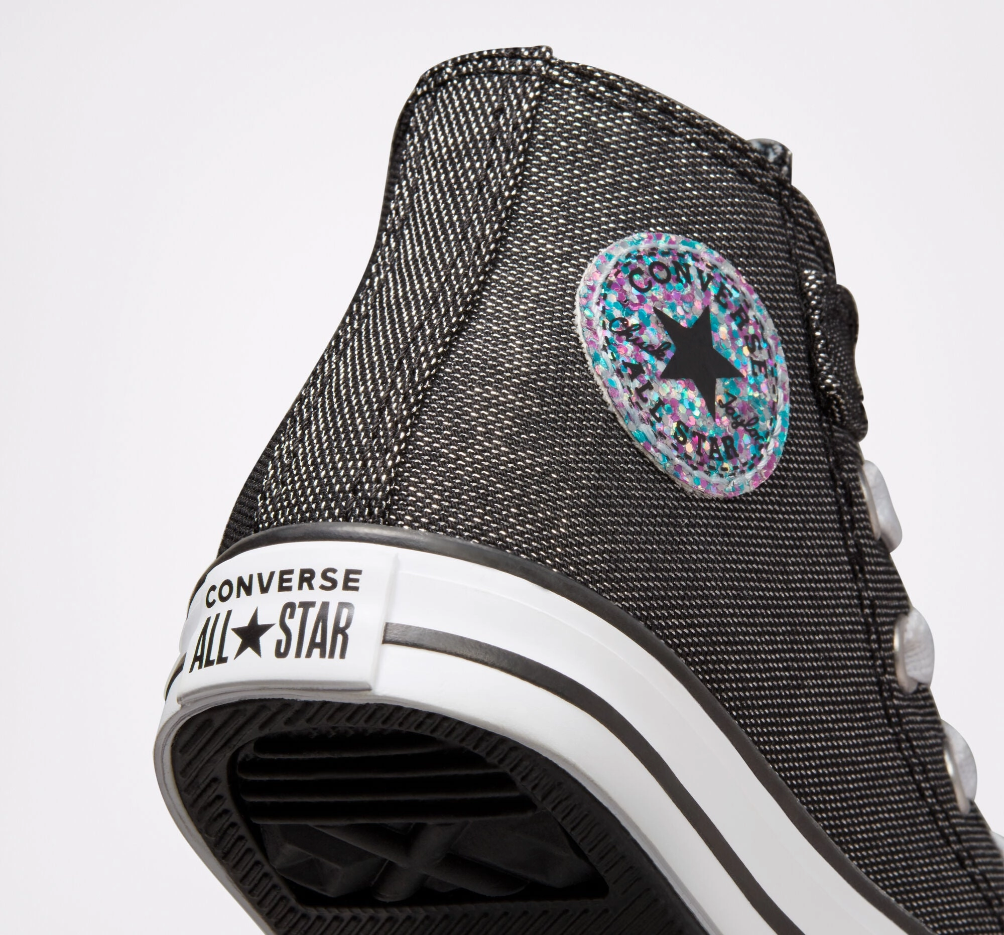 Converse scarpa sneakers da bambina Chuck Taylor All Star Easy-On Glitter 772877C nero bianco running for a way to stay up - to - date with trends