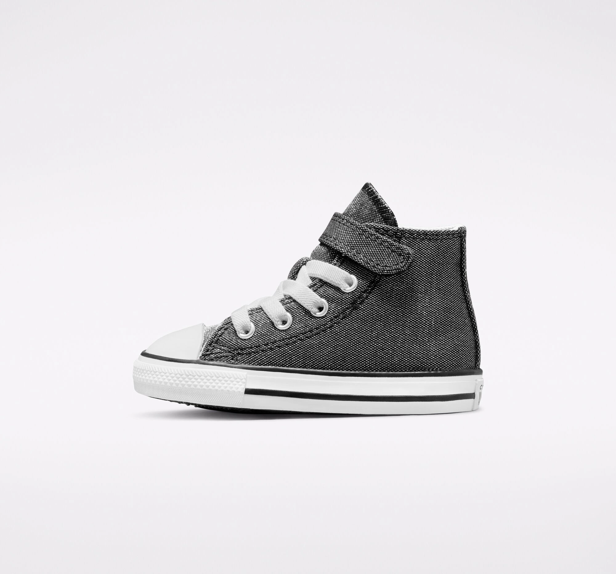 Converse scarpa sneakers da bambina Chuck Taylor All Star Easy-On Glitter 772877C nero bianco track meet running shoes