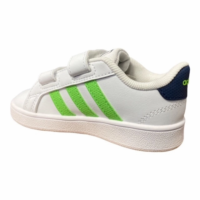 Adidas sneakers da bambino Grand Court CF I GX5750 white-green running in a rowing studio shoes