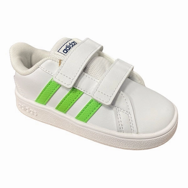 FoamCushion Adidas sneakers da bambino Grand Court CF I GX5750 white-green