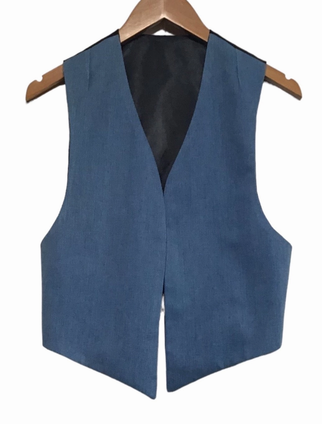 Ability Light Blue and Black Waistcoat (Size S)