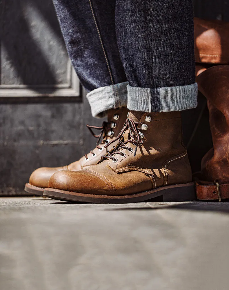 American 8111 Paratrooper Motorcycle Men's Work Boot