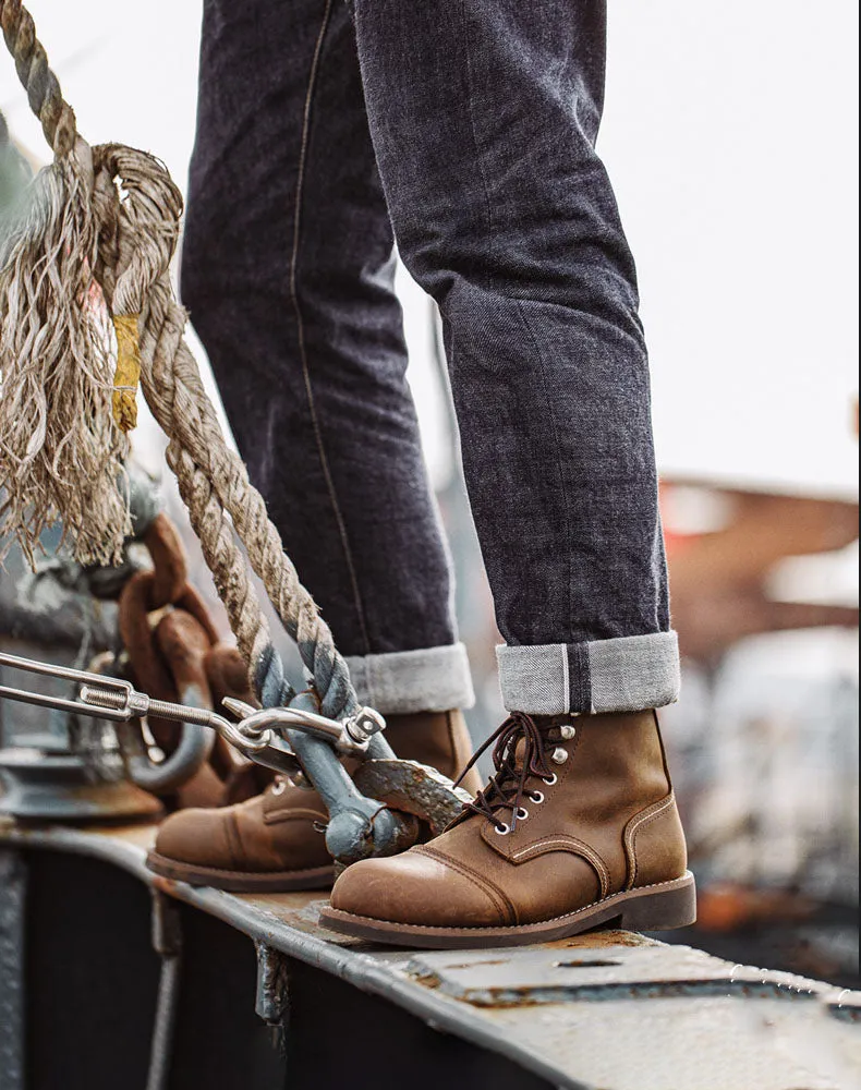 American 8111 Paratrooper Motorcycle Men's Work Boot