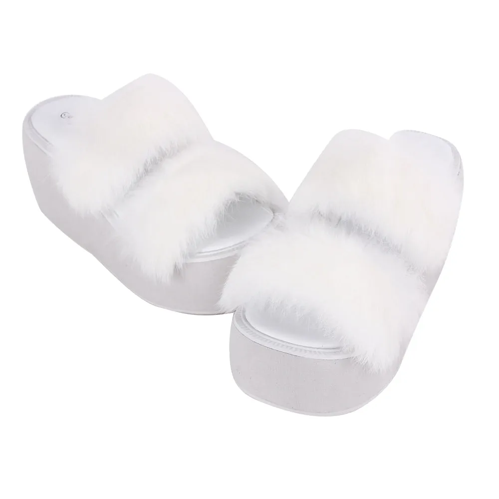 Angelic imprint~Summer Daily Lolita Thick Platform Cowhide Sandals