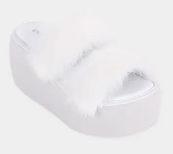 Angelic imprint~Summer Daily Lolita Thick Platform Cowhide Sandals