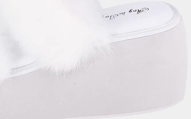 Angelic imprint~Summer Daily Lolita Thick Platform Cowhide Sandals