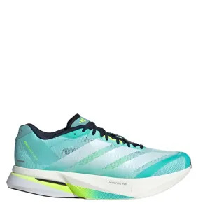 Style - conscious Anti - Fungal Adidas Men's Boston 13 Running Shoes in Flash Aqua/Cloud White/Lucid Lemon AW25