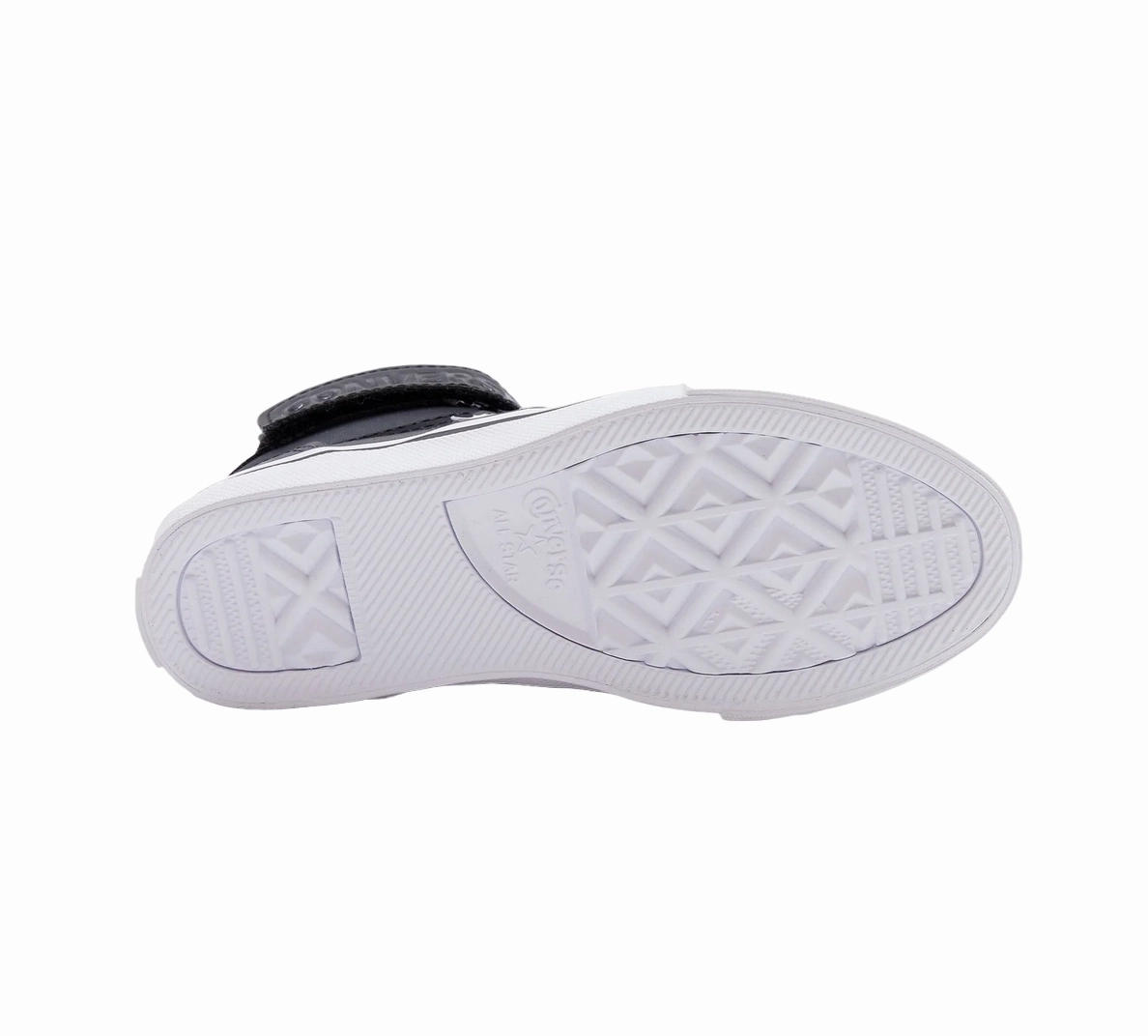 Foam Pod Response Converse scarpa sneakers alta con laccio elastico e velcro da ragazzo  Pro Blaze A01074C nero-bianco