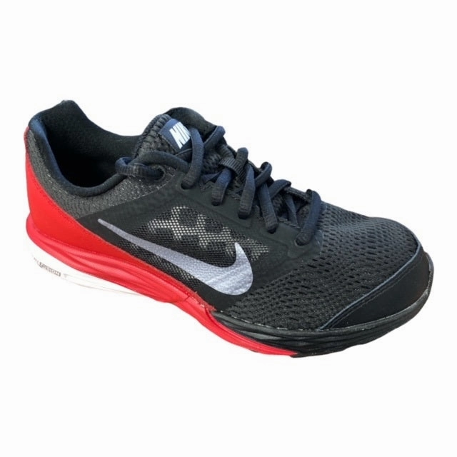 Nike scarpa da corsa da ragazzo Trail Fusion Run GS 749832 010 nero rosso Odor Resistant Materials racing - specific shoes