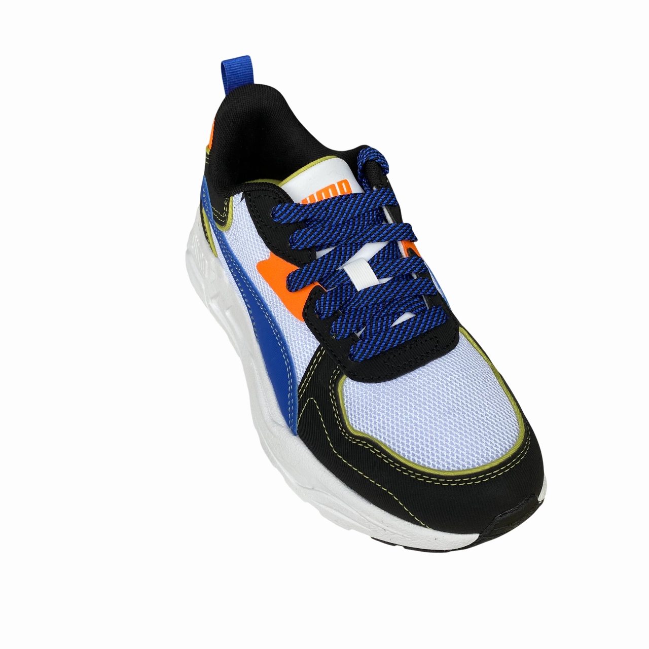 Puma scarpa da ginnastica da ragazzo Trinity Lite Starblitz 400662-02 blianco-blu Adaptive Zone Cushioning