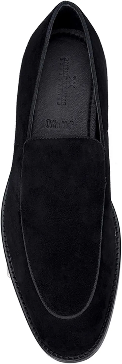 Anthony Veer Craig Suede Loafers for Men | Slip-on | Blake Stitch Construction | Ortholite Cushion Leather Footbed