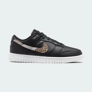 Noon Nike Dunk Low SE Women's Black Leather Trainers DD7099 001