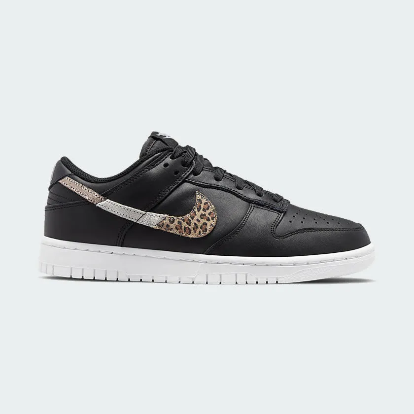 Noon Nike Dunk Low SE Women's Black Leather Trainers DD7099 001