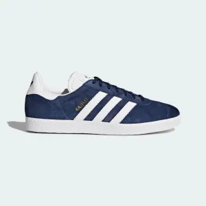 adidas Gazelle Men's Navy Suede Trainers BB5478 Abrasion Resistant Materials Lightweight Support