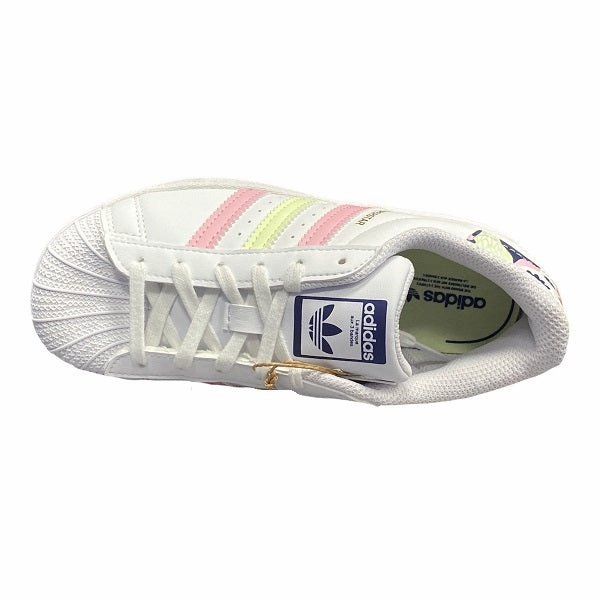 Adidas Originals sneakers da bambina Superstar C GY3331 bianco-rosa-lime Mobility - improving