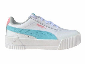 Puma sneakers da ragazza Carina L Ps 370678 06 white-gulf stream interval - training shoes