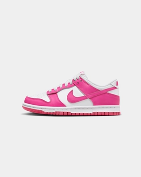 Sports Class Nike Kids' Dunk Low (GS) White/Laser Fuchsia