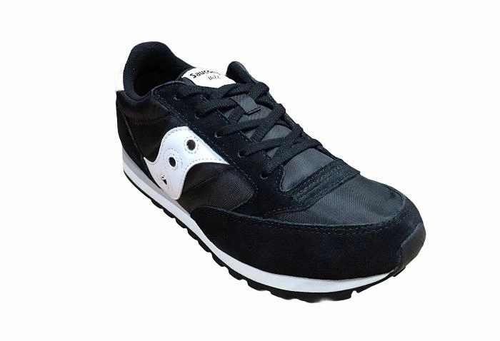 Saucony Original scarpa sneakers da ragazzo Jazz SK259603Y nero racquetball shoes Easy Clean
