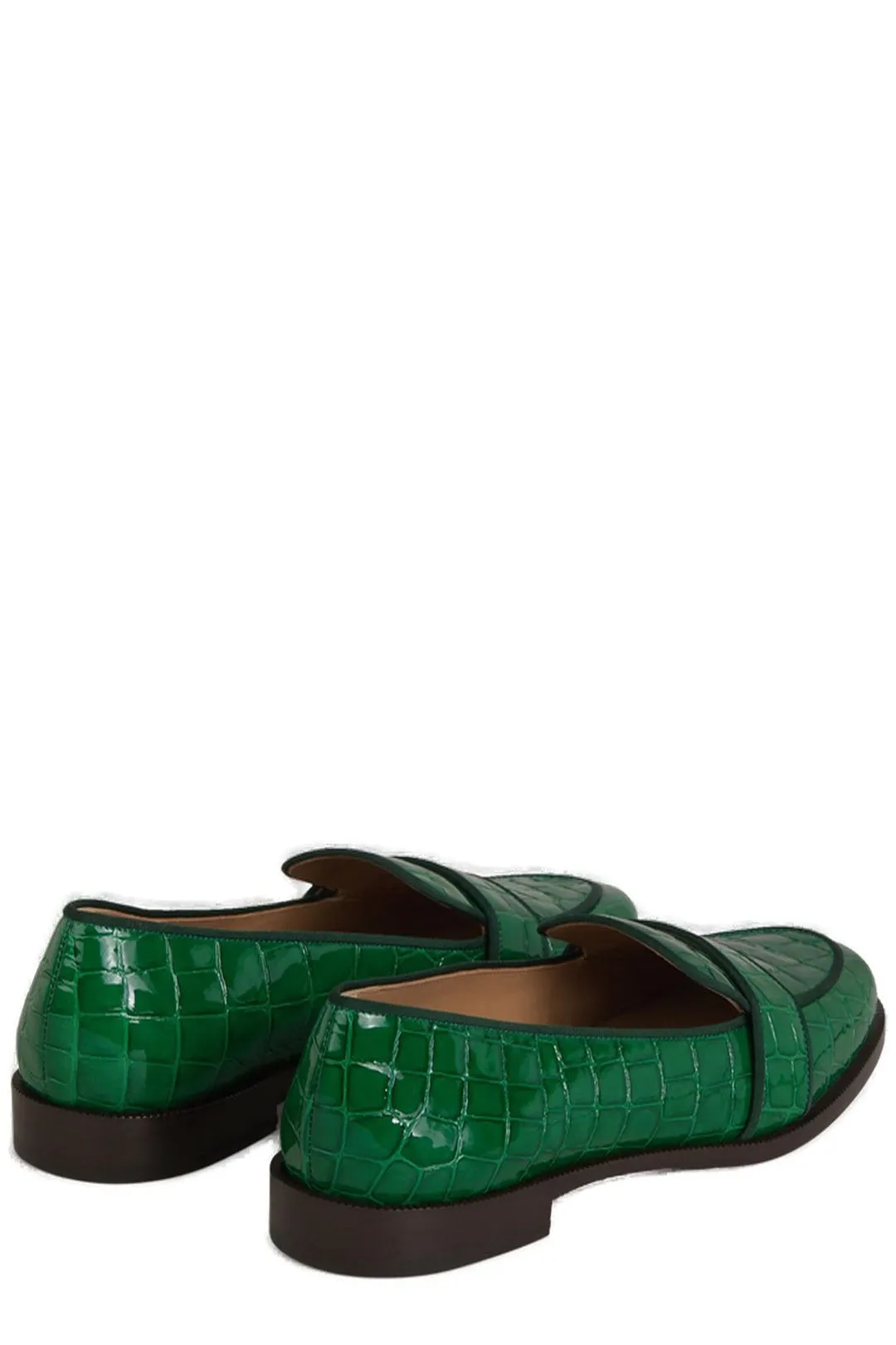 Aquazzura Martin Embossed Loafers