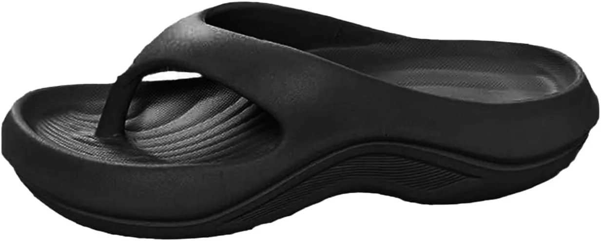 Arch Support Flip Flops for Women,Orthopedic Women Plantar Fasciitis Orthopedic Sandals Walking Platform Recovery Flipflops Pillow Soft Summer Beach Shoes Non-slip Comfort Lightweight