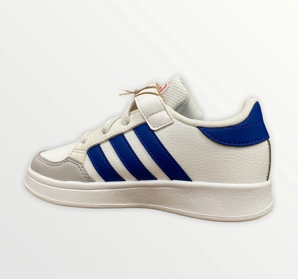cheerleading shoes Leather Material Adidas scarpa da ginnastica da bambino Breaknet C FZ0104 white-royal blue