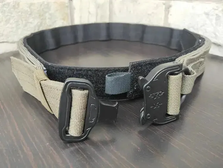Army Tactical Belt Military Airsoft Training Molle Battle Belt Outdoor Hunting Shooting Combat Quick Release Fighter Belt Gear