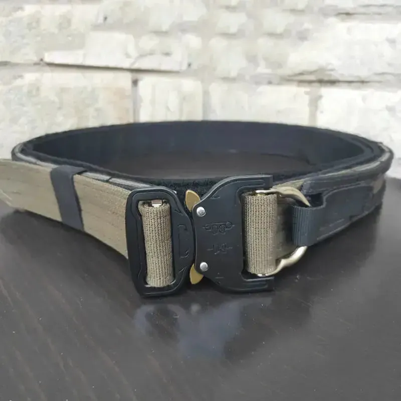 Army Tactical Belt Military Airsoft Training Molle Battle Belt Outdoor Hunting Shooting Combat Quick Release Fighter Belt Gear