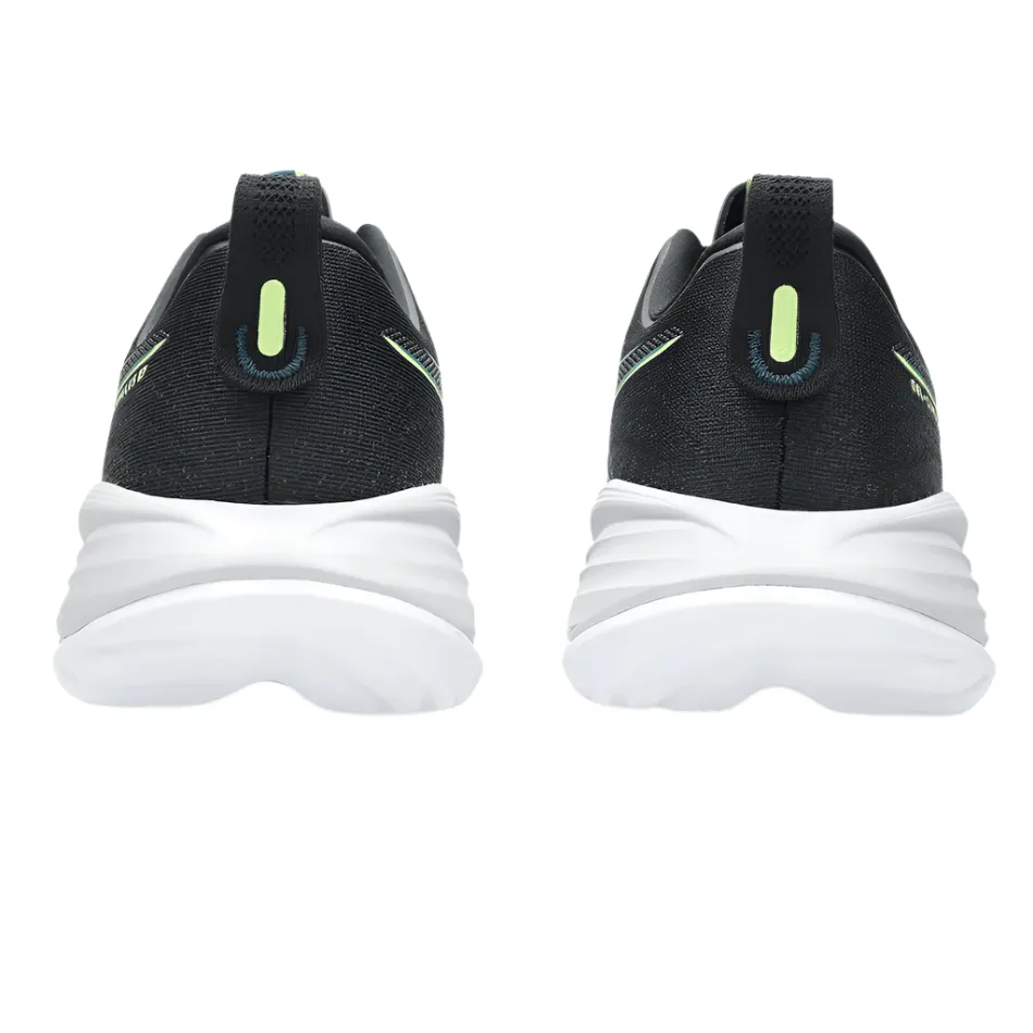 Hyperelastic Collar ASICS Men's GEL-CUMULUS 27 Running Shoes in Black/Lucid Yellow AW25