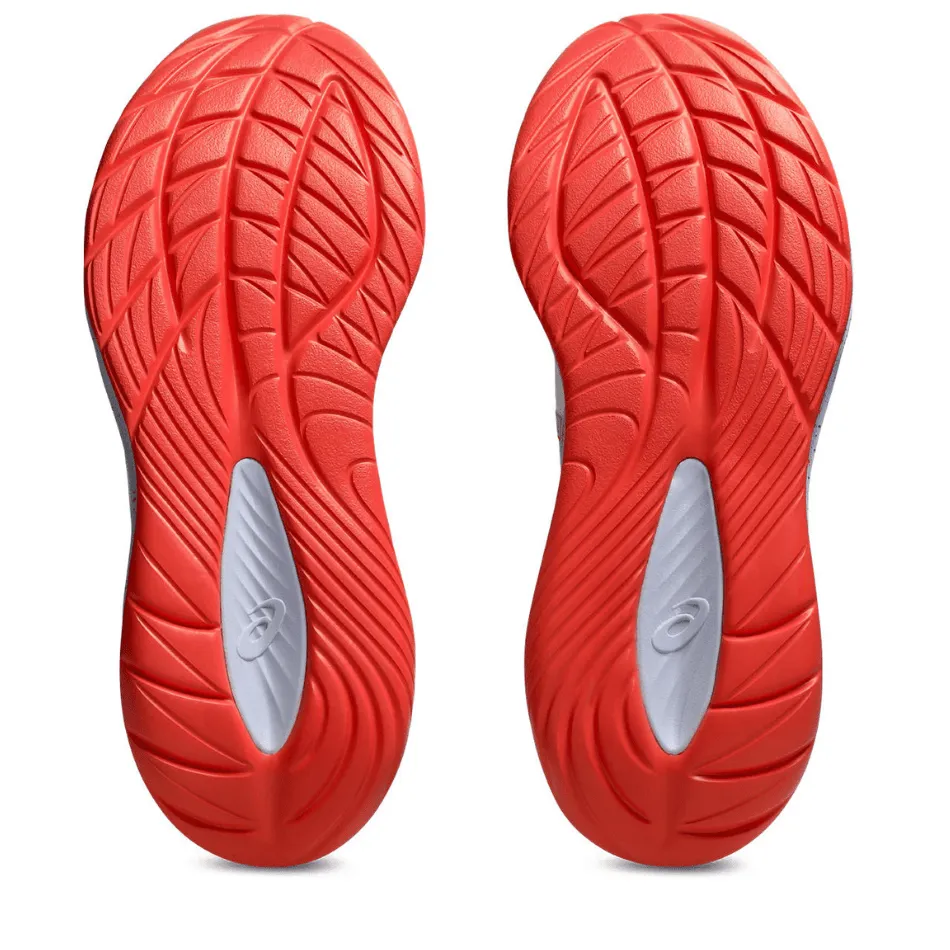 Aerodynamic Upper Weave ASICS Men's GEL-CUMULUS 27 TOKYO Collection Running Shoes in Cream/Edo Purple AW25