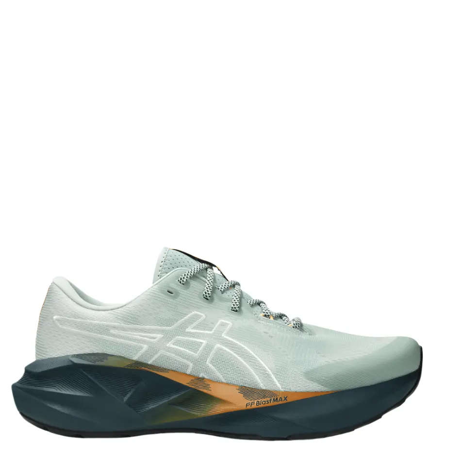 Outdoor Fit Comfort Lightweight ASICS Men's NOVABLAST 5 TR Running Shoes in Nature Bathing/Lichen Rock AW25