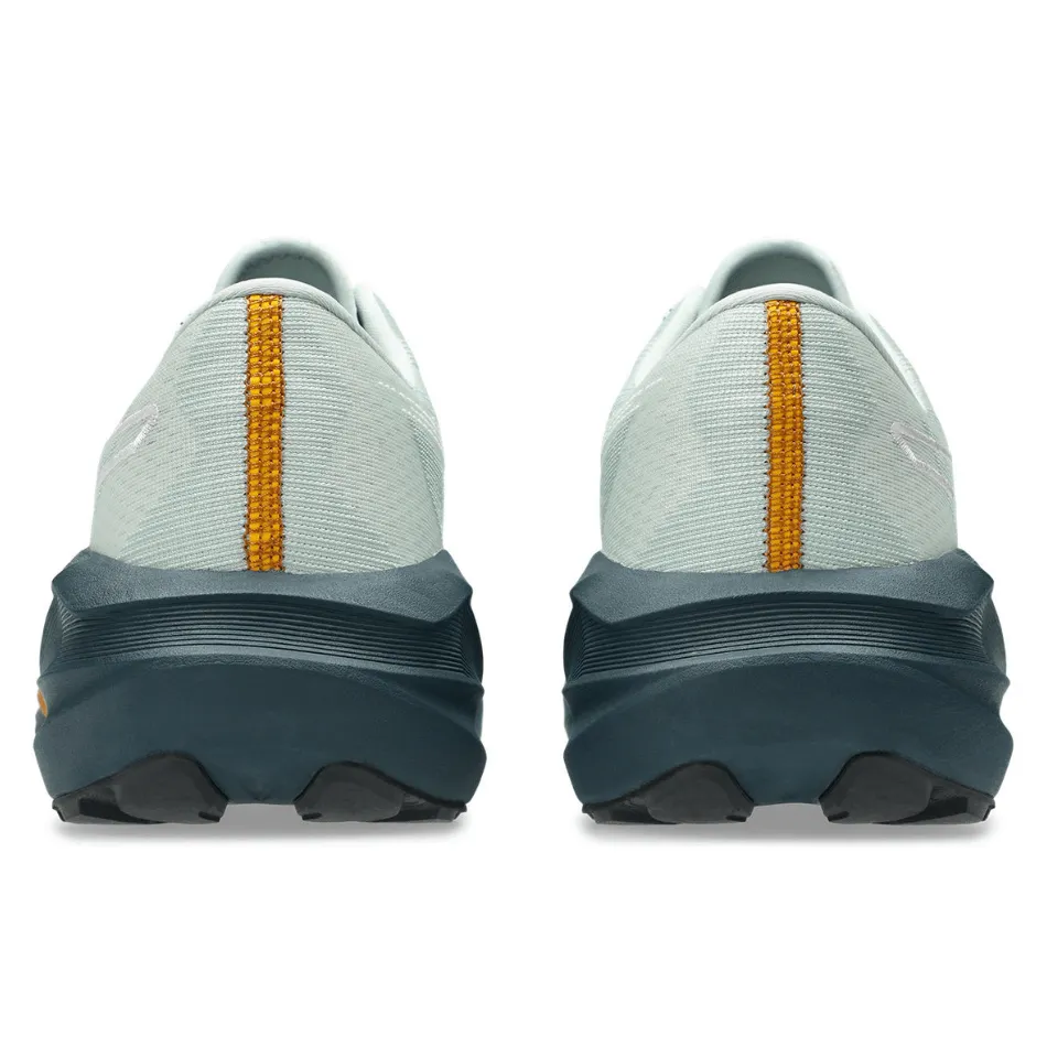 neoprene running shoes Aerobic Performance Optimized ASICS Men's NOVABLAST 5 TR Running Shoes in Nature Bathing/Lichen Rock AW25