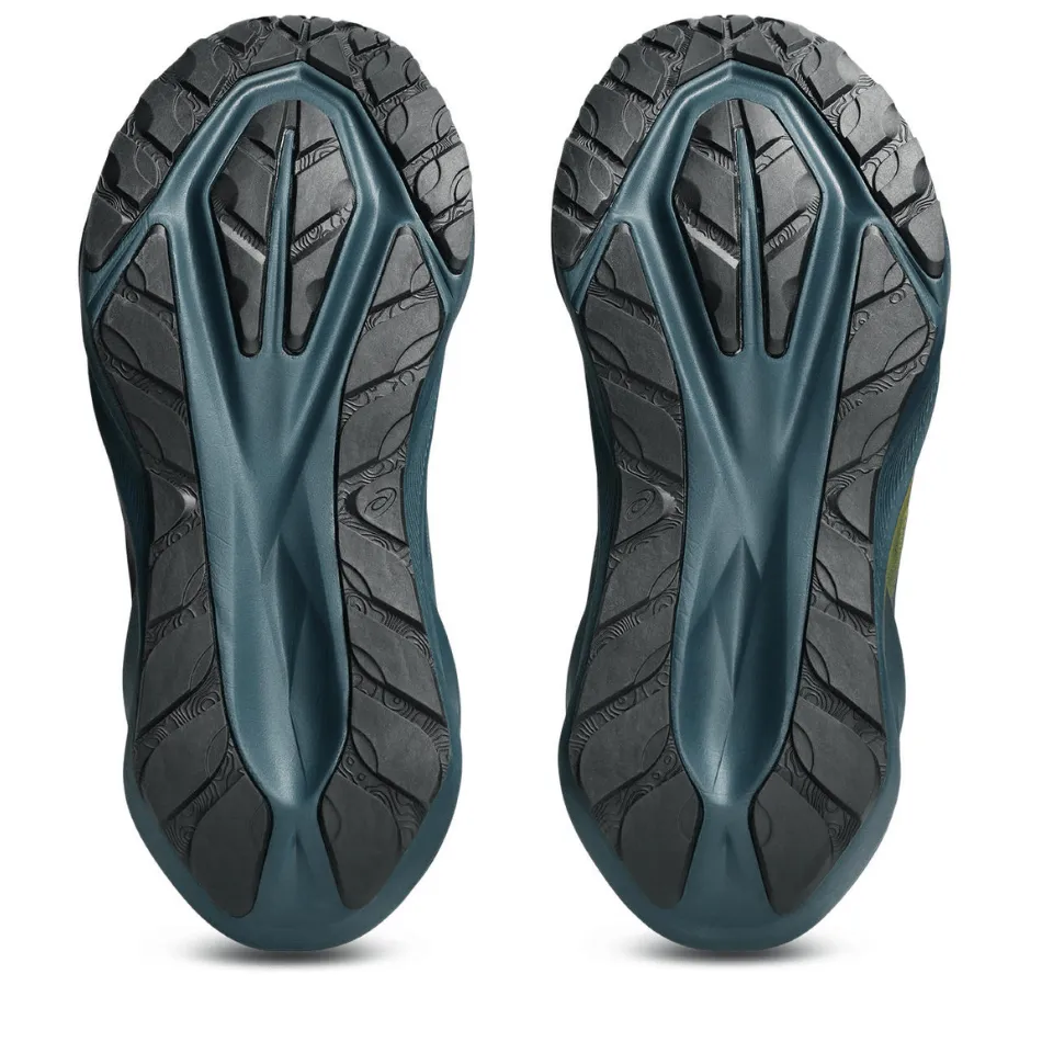 ASICS Men's NOVABLAST 5 TR Running Shoes in Nature Bathing/Lichen Rock AW25 Shock Absorber Safety - enhancing