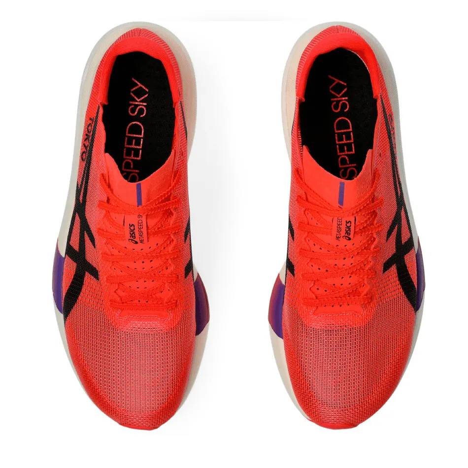 All Day Work ASICS Unisex METASPEED SKY TOKYO Running Shoes in Flash Red/Black AW25