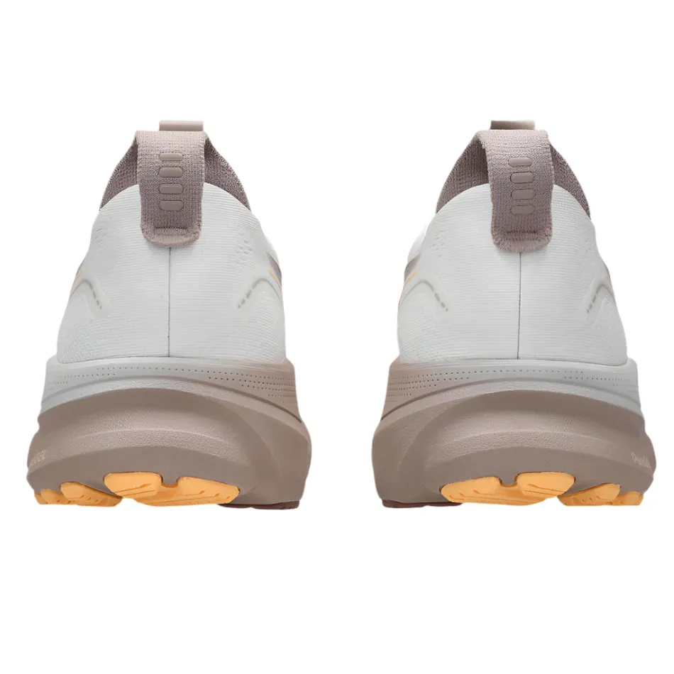 ASICS Women's GEL-KAYANO 32 Running Shoes in White/Orange Glow AW25 Seamless grip