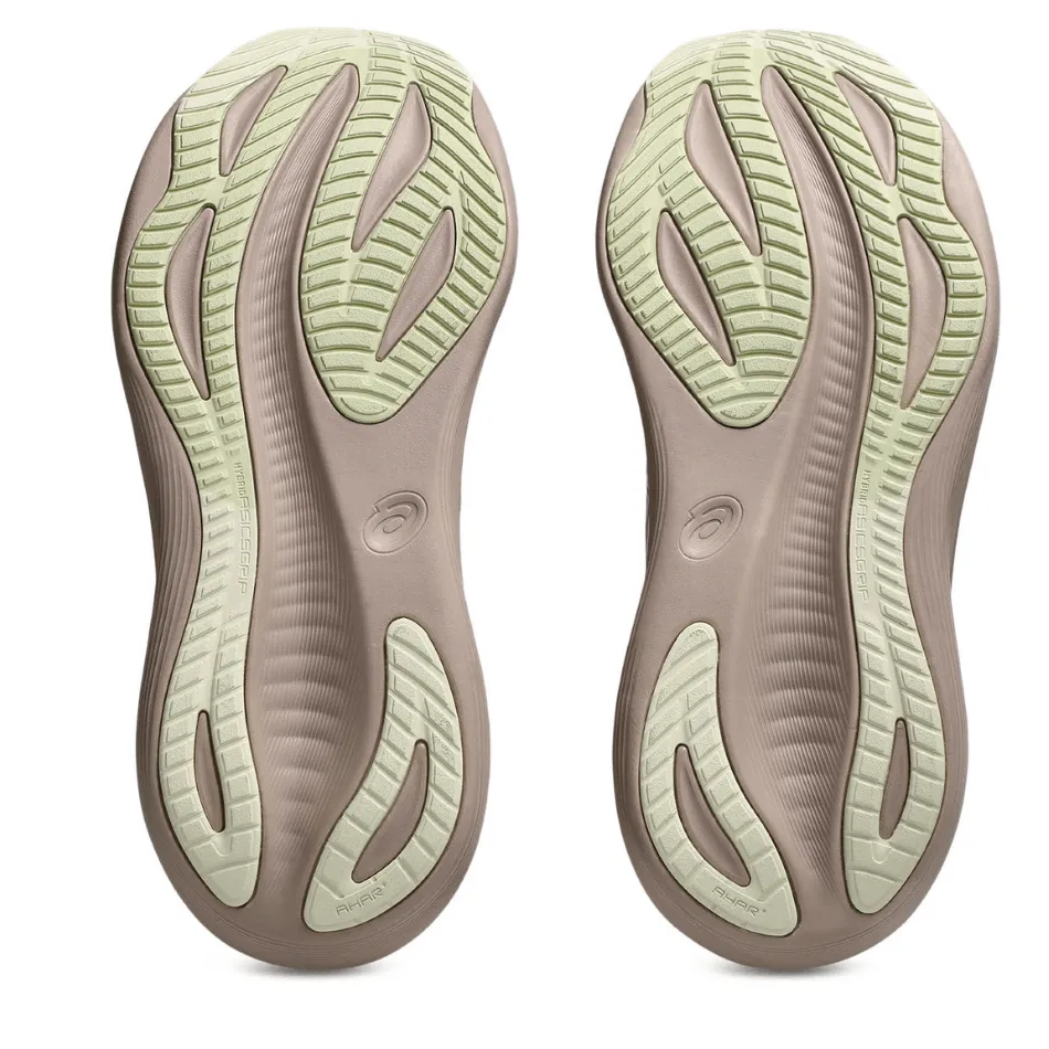 Impact Diffusion Layer Cloud Support ASICS Women's GEL-NIMBUS 27 Running Shoes in Fawn/Birch AW25