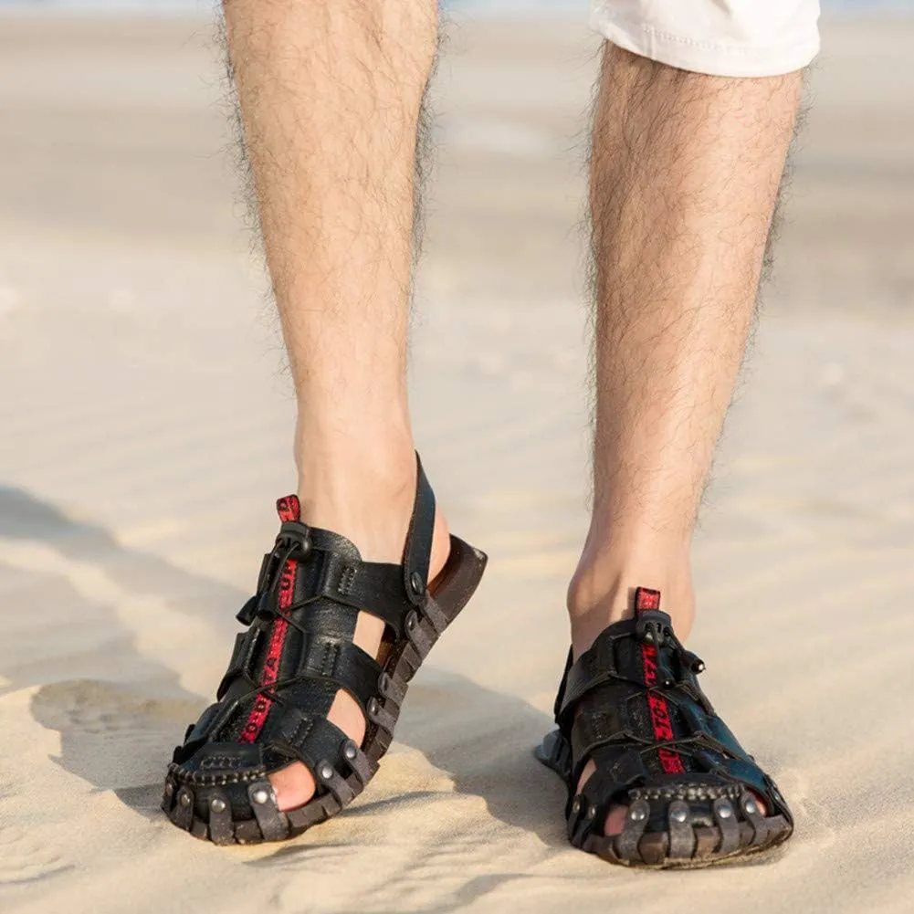 Asifn Men's Fashion Sports Sandals Summer Hiking Sneakers Comfortable Waterproof Breathable Outdoor Shoes