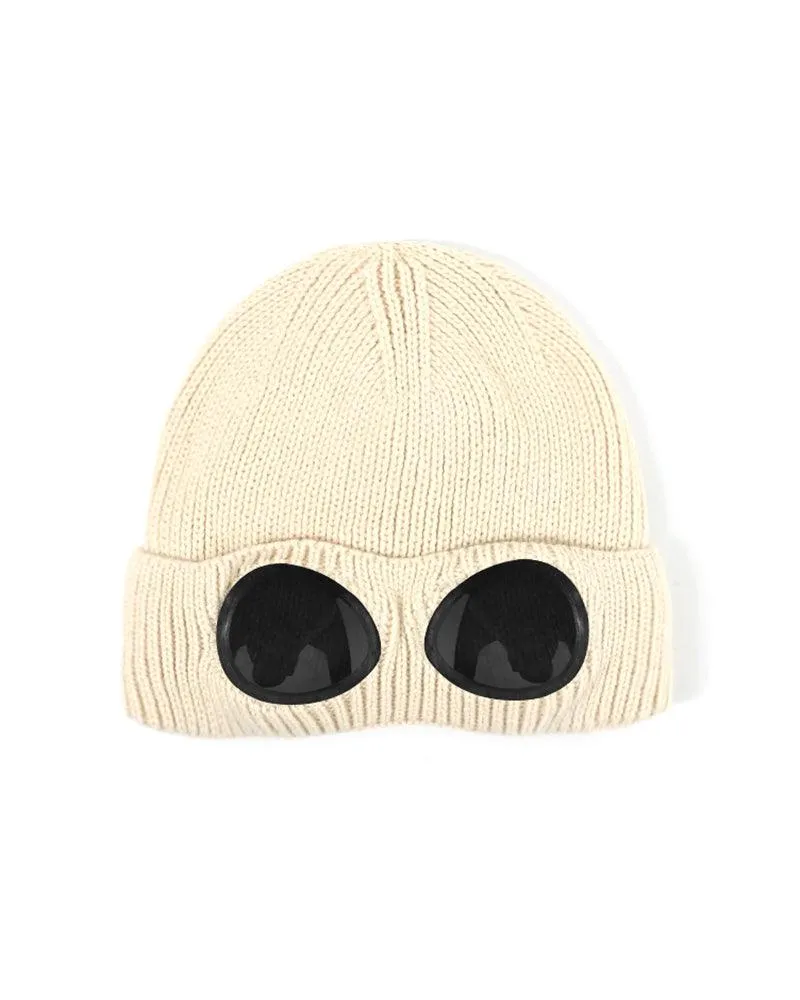 Aviator Sunglasses Knitted Futuristic Hat