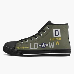 B-17 "Rosie's Riveters" High Top Canvas Shoes
