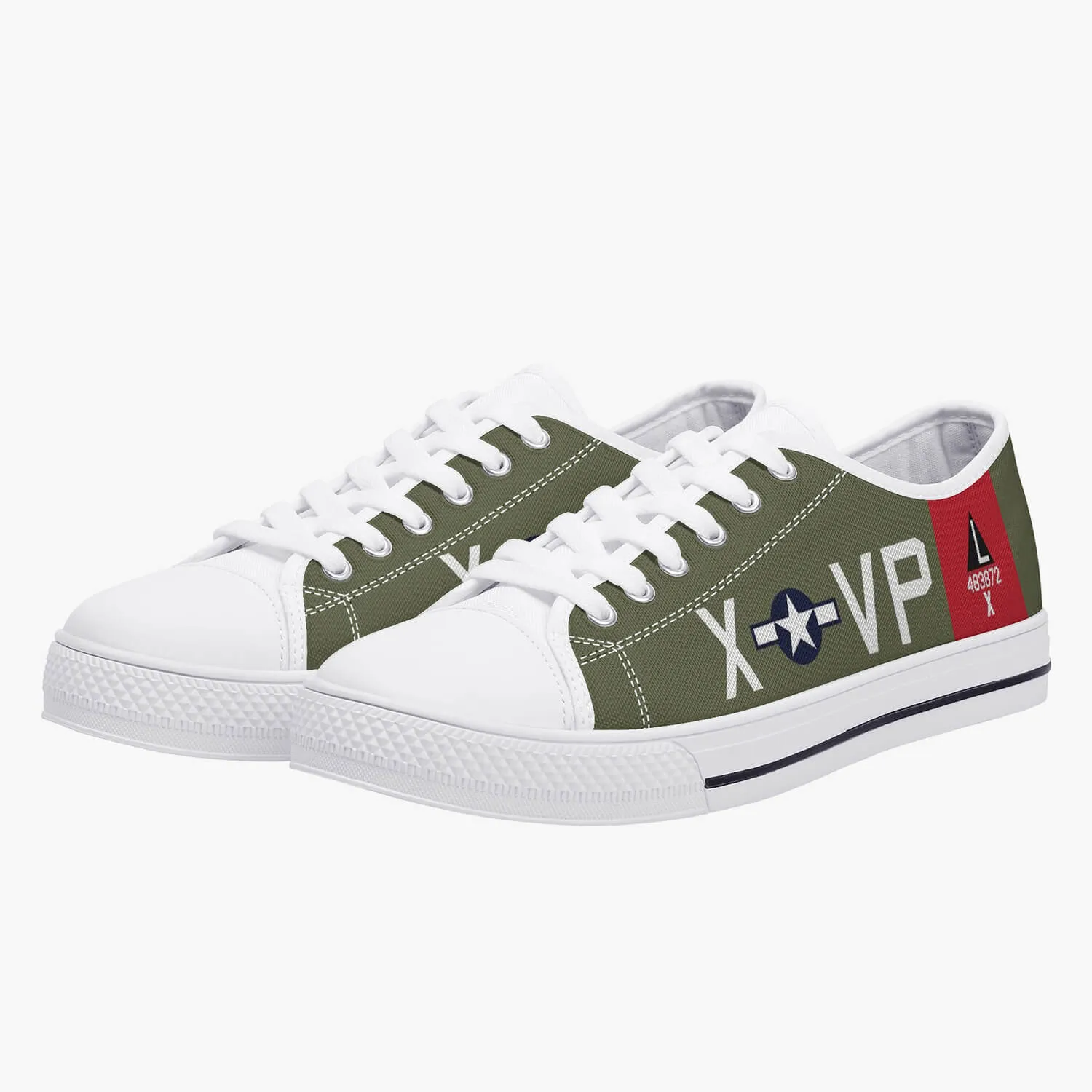 B-17 "Texas Raiders" Low Top Canvas Shoes
