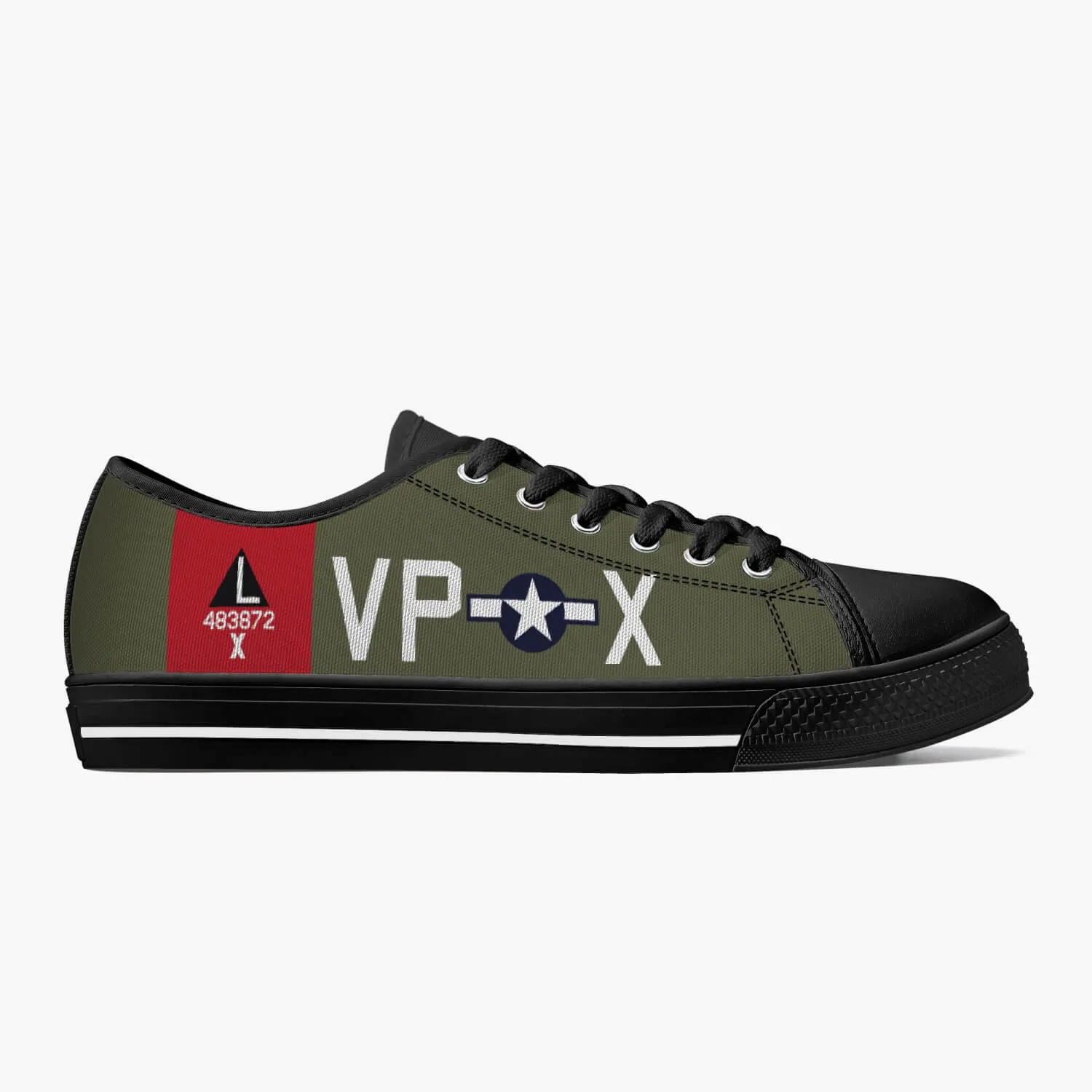 B-17 "Texas Raiders" Low Top Canvas Shoes