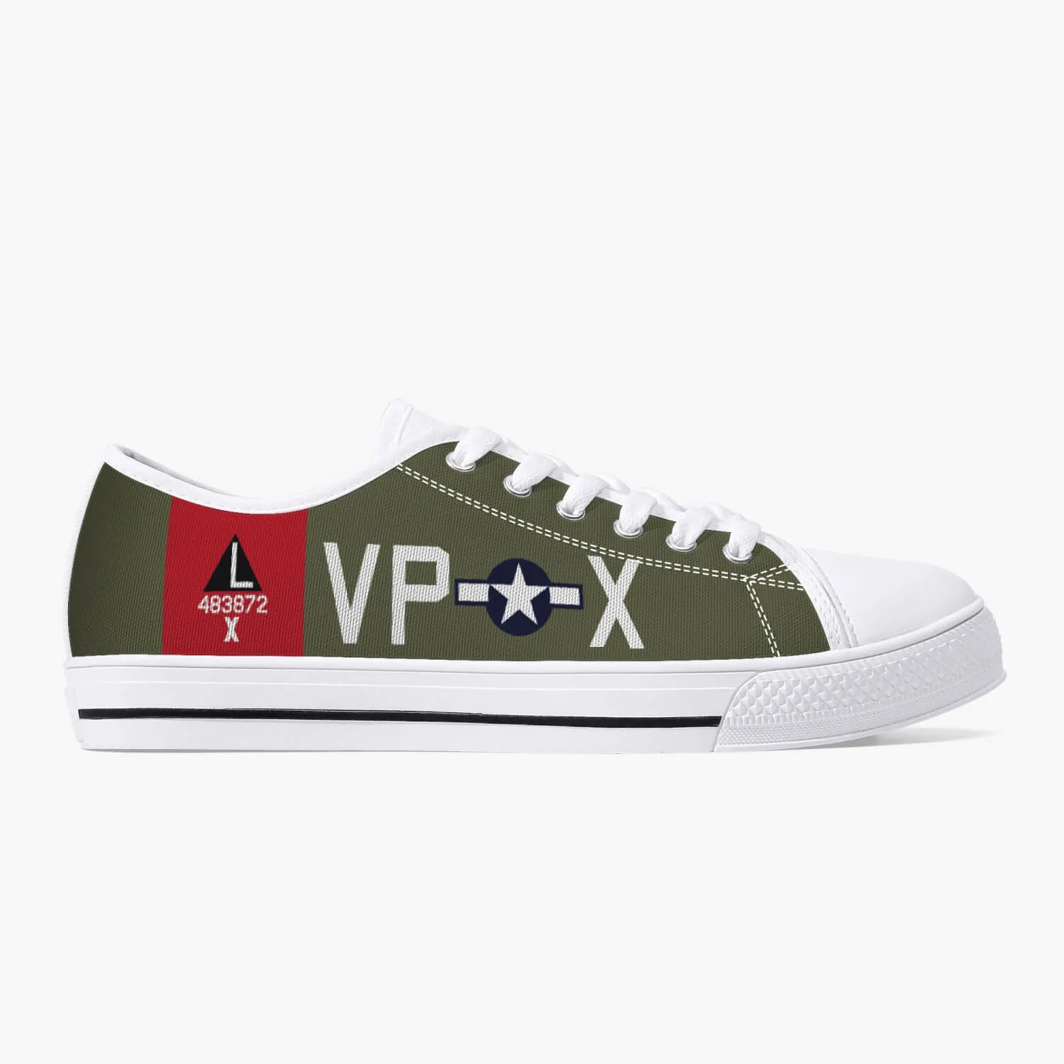 B-17 "Texas Raiders" Low Top Canvas Shoes