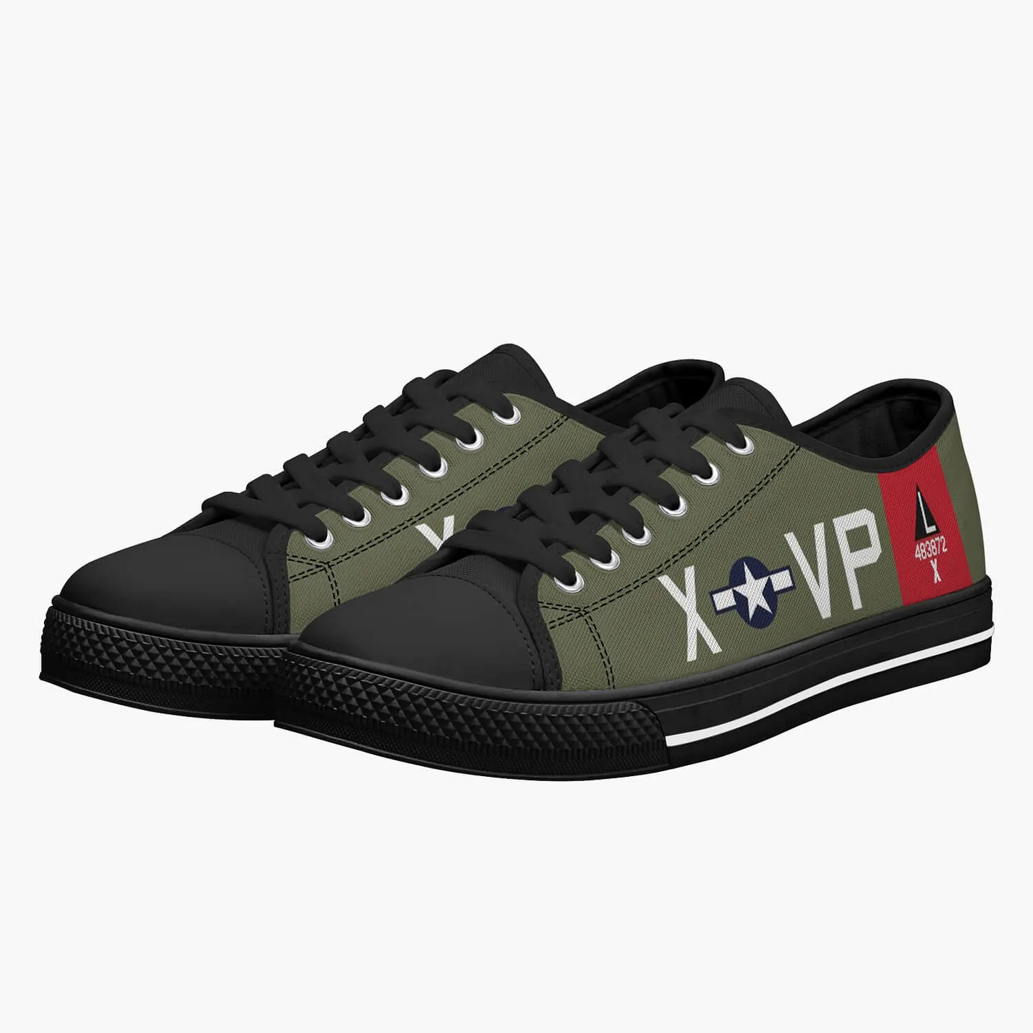 B-17 "Texas Raiders" Low Top Canvas Shoes