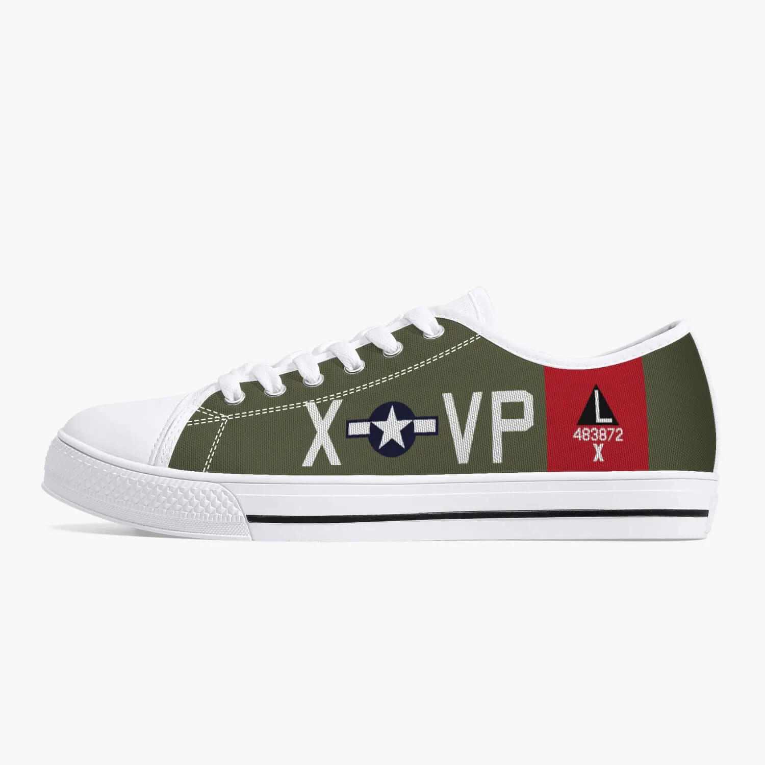 B-17 "Texas Raiders" Low Top Canvas Shoes