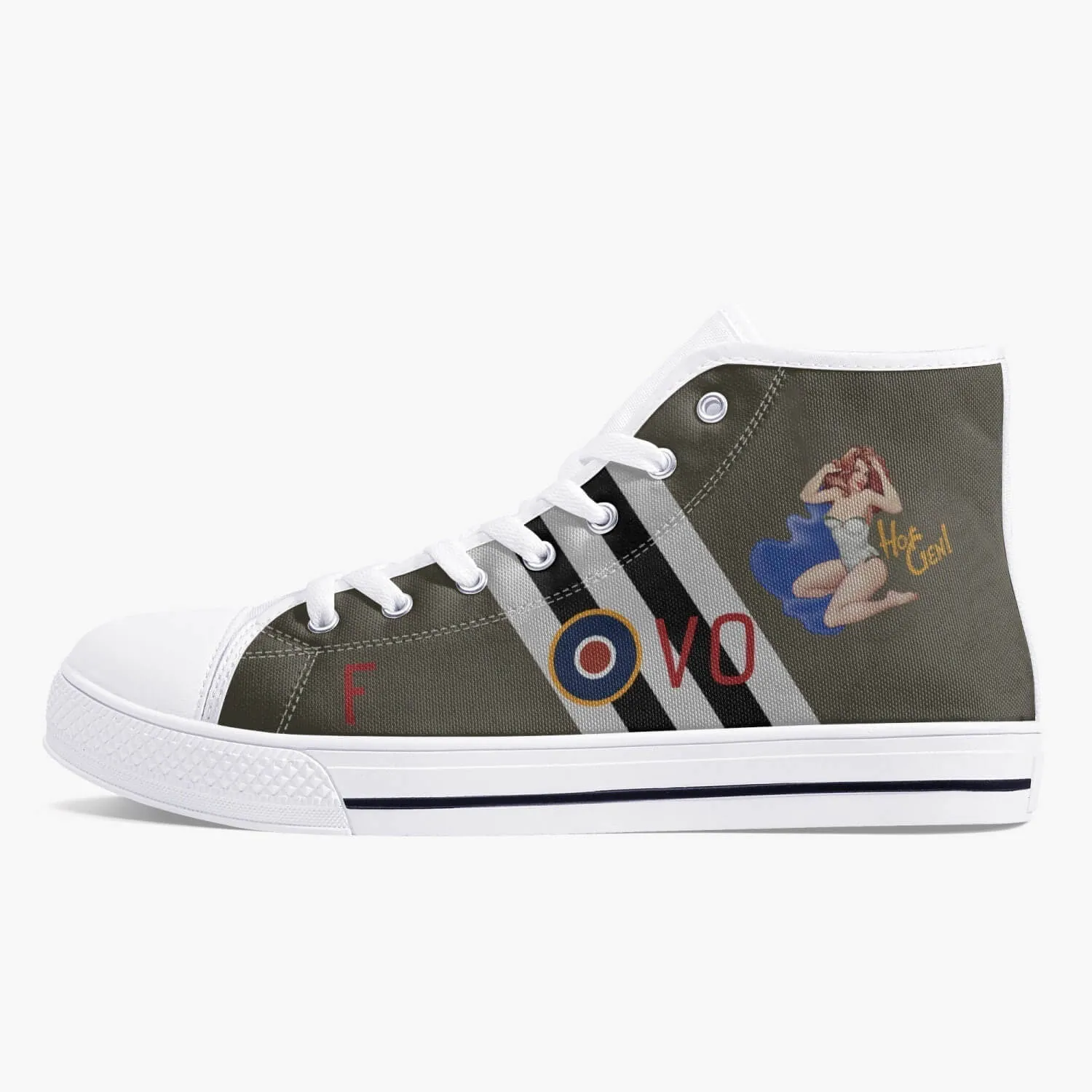 B-25 "Hot Gen!" High Top Canvas Shoes