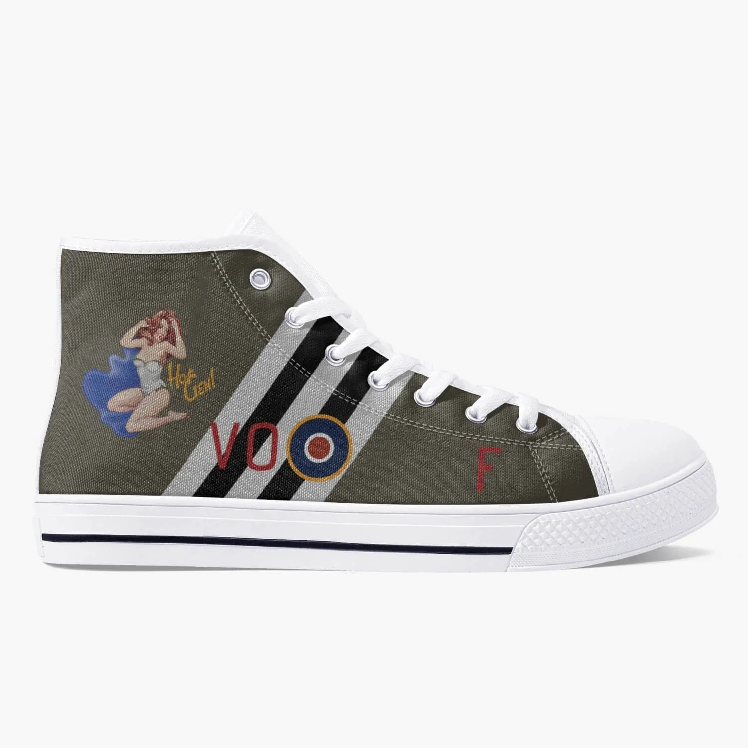 B-25 "Hot Gen!" High Top Canvas Shoes
