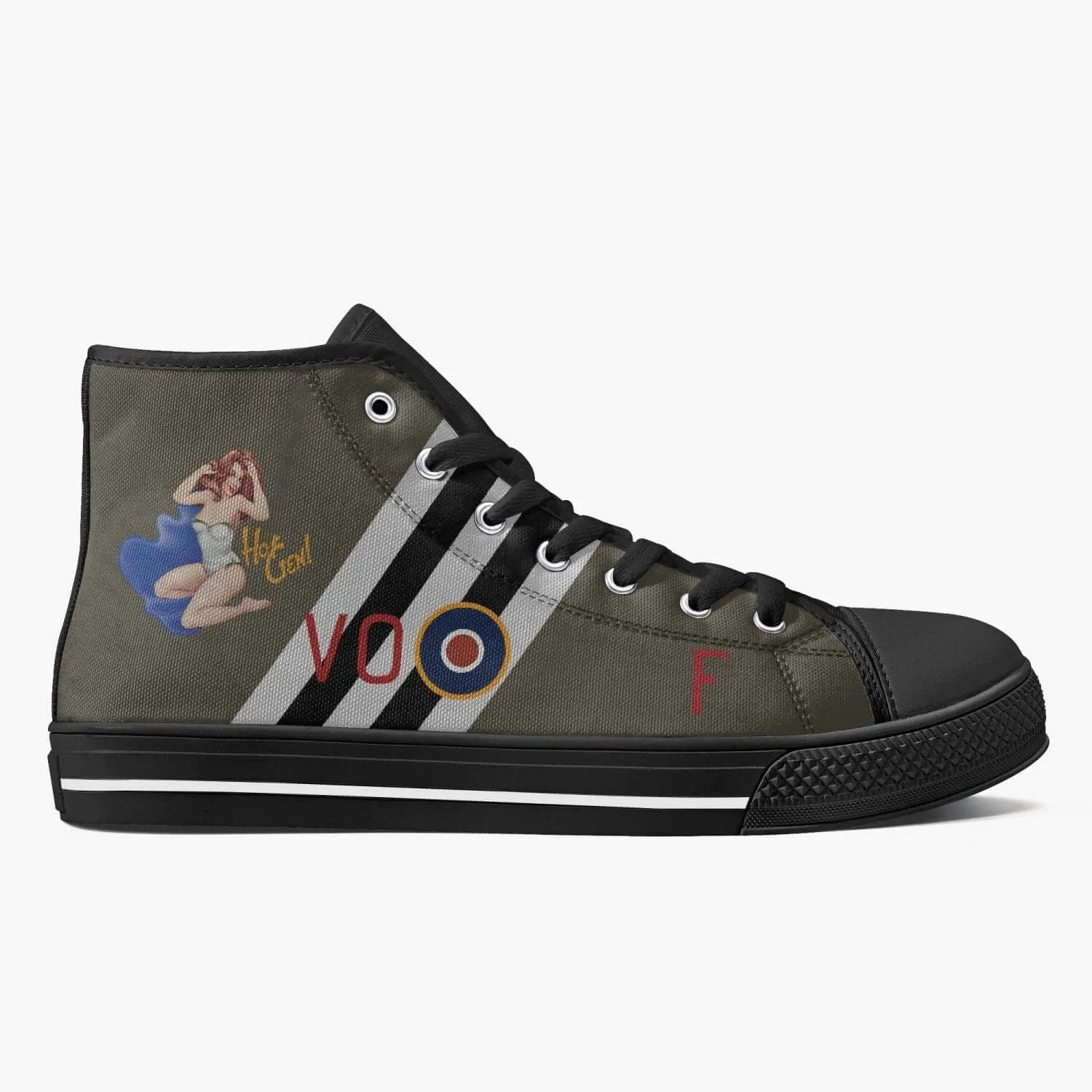 B-25 "Hot Gen!" High Top Canvas Shoes