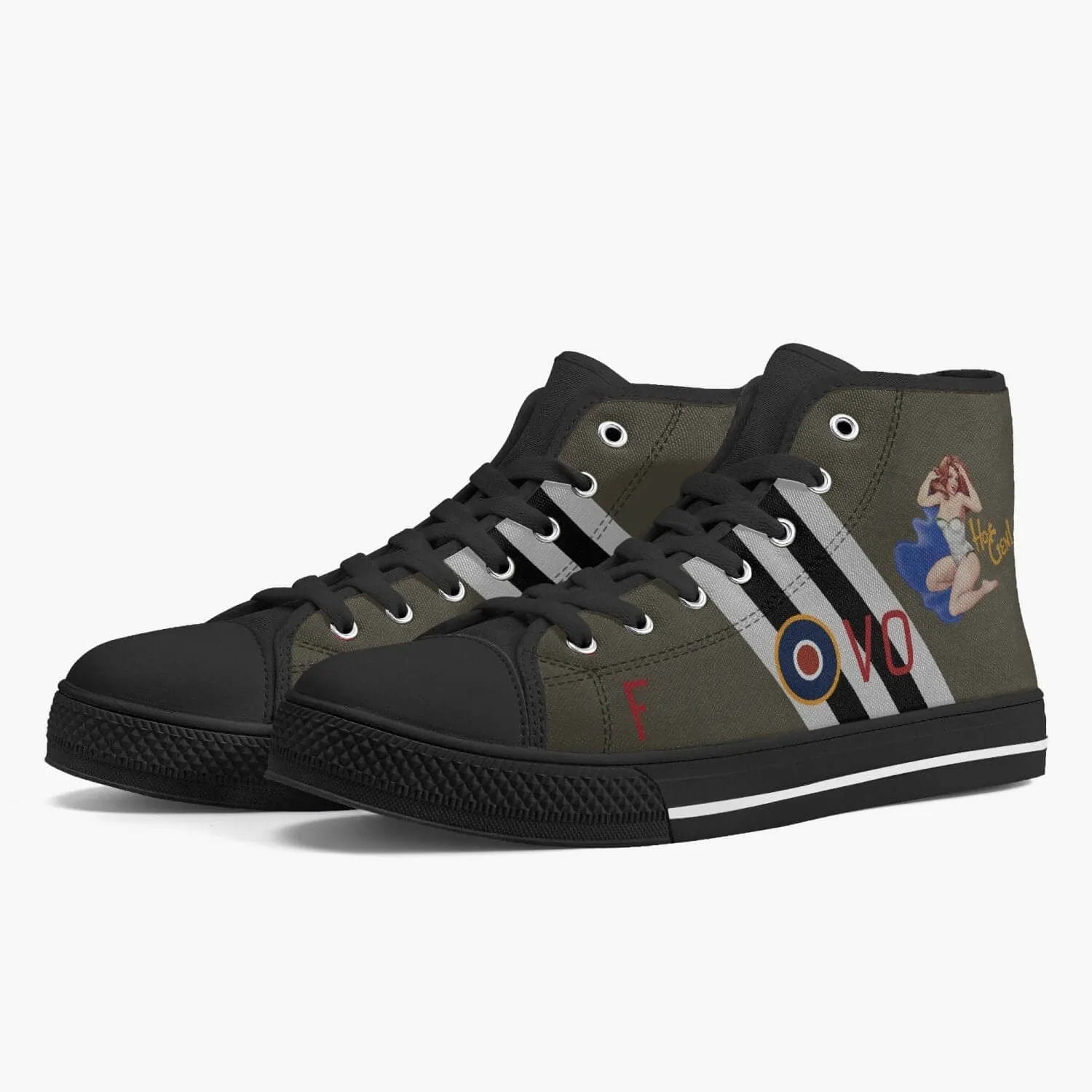 B-25 "Hot Gen!" High Top Canvas Shoes