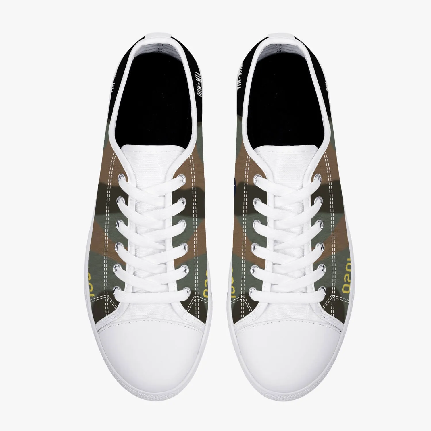B-52 "Charcoal 1" Low Top Canvas Shoes
